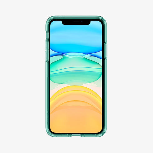 075CS27135 - iPhone 11 Pro Max Case Ultra Hybrid in crystal clear showing the back